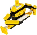 Klocki konstrukcyjne Alleblox RobotUnion 62el żółty - tantis.pl