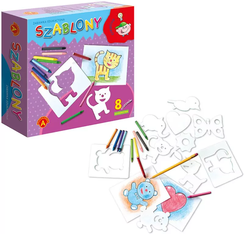 Szablony. 8 szablonów dla dziewczynek - tantis.pl