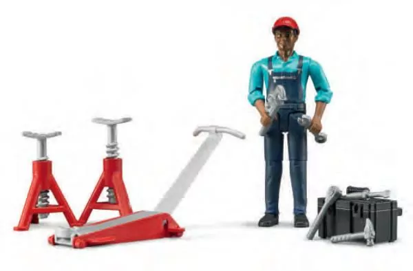Figurka mechanika z narzędziami warsztatowymi - tantis.pl