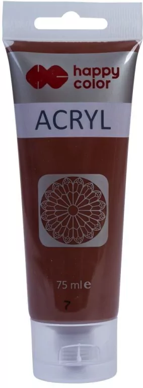Farba akrylowa 75ml brązowa HAPPY COLOR - tantis.pl