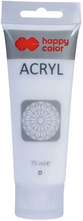 Farba akrylowa. Biel tytanowa 75ml - tantis.pl