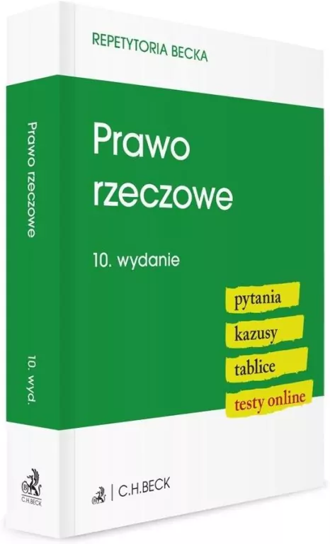 Prawo rzeczowe. Pytania. Kazusy. Tablice - tantis.pl