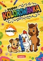 Super kolorowanka Zwierzęta z naklejkami - tantis.pl