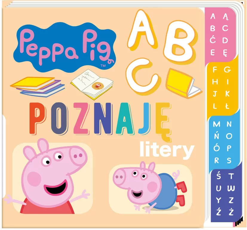 Peppa Pig. Poznaję... cz. 6 Litery - tantis.pl