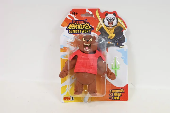 Figurka Gumostwory Wojownicy Niedzwiedź ze sztyletem sai - tantis.pl