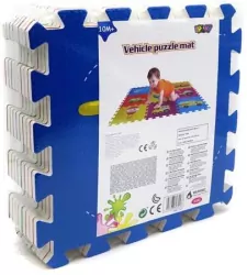 Pojazdy. Puzzle piankowe, 9 elementów