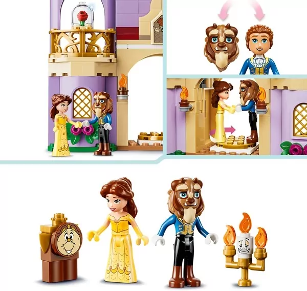 LEGO® Zaczarowany zamek Pięknej i Bestii 43289 - tantis.pl
