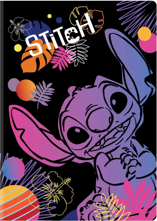 Zeszyt A5 32k linia Disney Black Stitch wzór 1 - tantis.pl
