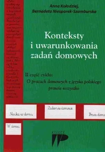 Konteksty i uwarunkowania zadań domowych - tantis.pl