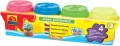 Masa plastyczna 4x50g, neon colour - tantis.pl