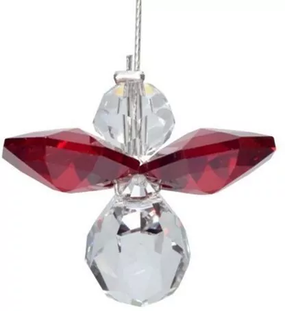 Zawieszka Crystal angel - Garnet - tantis.pl