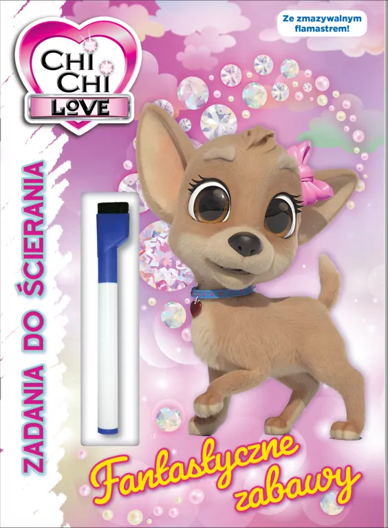 Chi chi Love. Fantastyczne zabawy. Zadania do ścierania cz.1 - tantis.pl