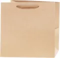 Torebka Lux kraft 34x34x34cm szerokie dno ROZETTE. 1 sztuka - tantis.pl