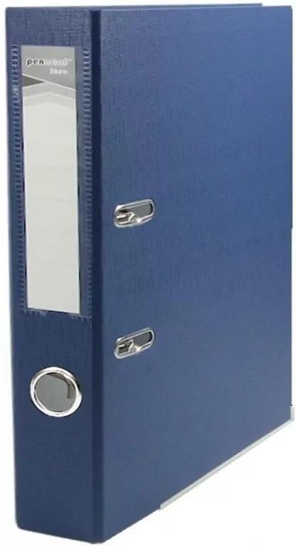 Segregator A4 z okuciem 7,5cm granatowy - tantis.pl