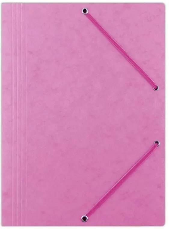 Teczka A4 z gumką różowa - tantis.pl