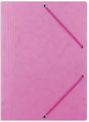 Teczka A4 z gumką różowa