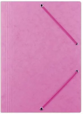 Teczka A4 z gumką różowa