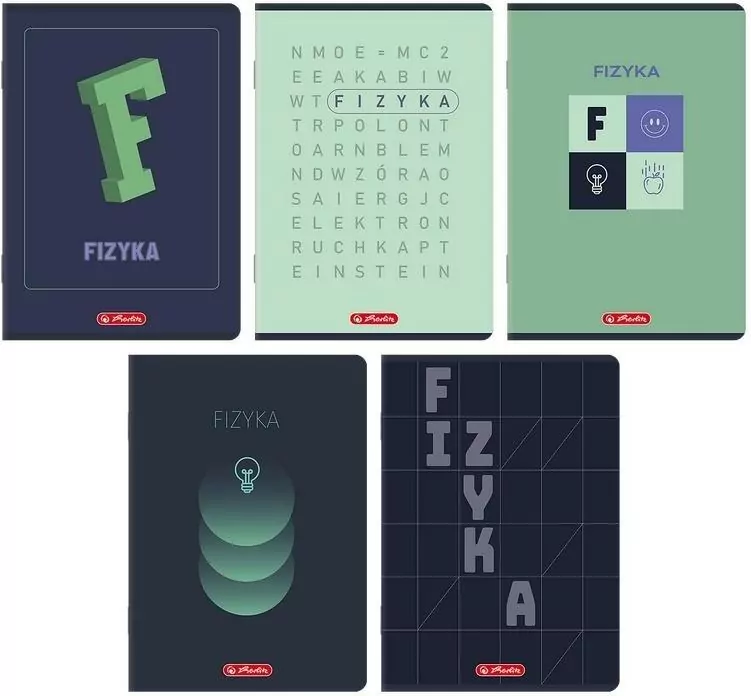 Zeszyt A5/60K kratka Fizyka (10szt) HERLITZ - tantis.pl