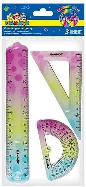 Zestaw geometryczny tęczowy - tantis.pl
