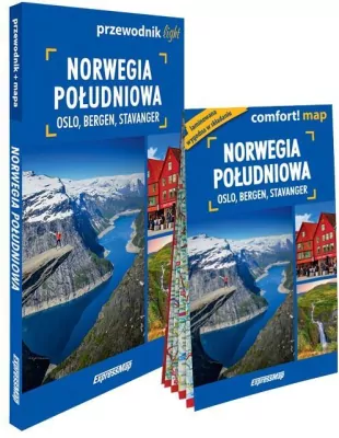 Norwegia light: przewodnik + mapa