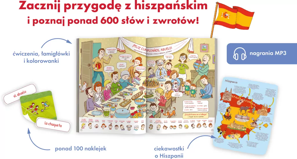 Mój pierwszy kurs hiszpańskiego. Kapitan Nauka - tantis.pl
