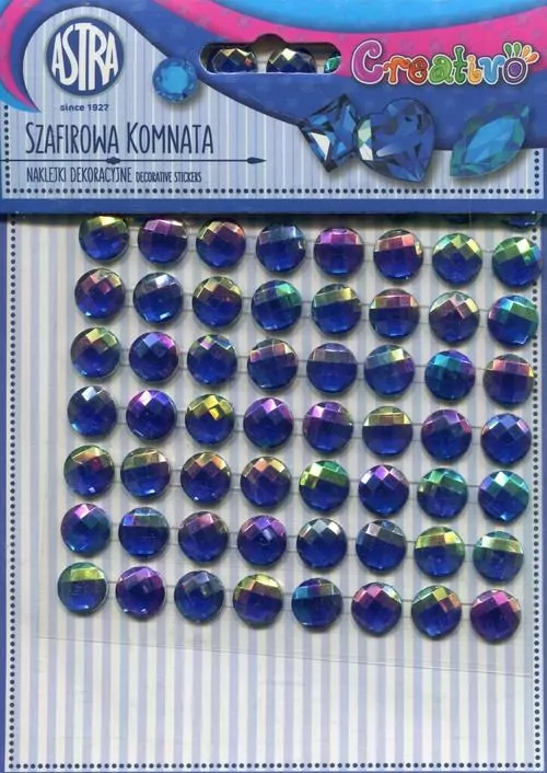 Naklejki dekoracyjne. Szafirowa komnata - tantis.pl