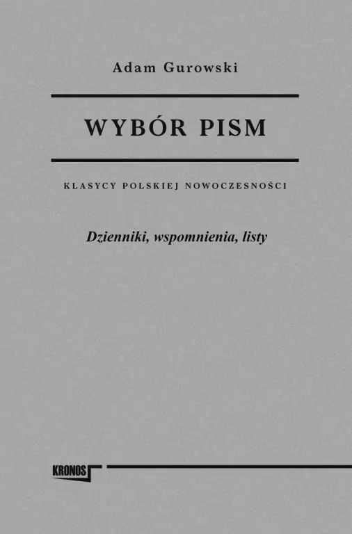 Wybór pism T.3 Dzienniki, wspomnienia, listy - tantis.pl
