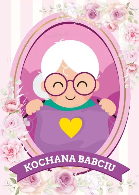 Kartka A6 - Kochana Babciu - tantis.pl