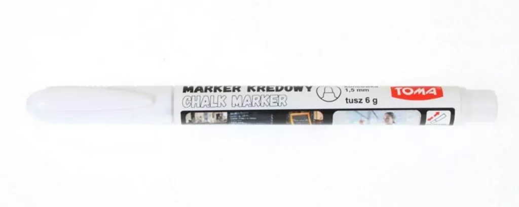 Marker kredowy 1,5 mm biały - tantis.pl