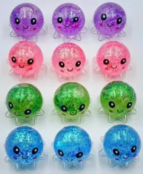 Gniotek antystresowy Ośmiornica uśmiechnięta 2000052 p12 mix cena za 1 szt