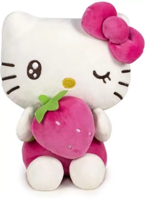 Hello Kitty Macedonia - plusz Truskawka 32cm - tantis.pl