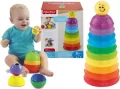 Mattel. Fisher-Price Okrągłe kubeczki do układania W4472 - tantis.pl