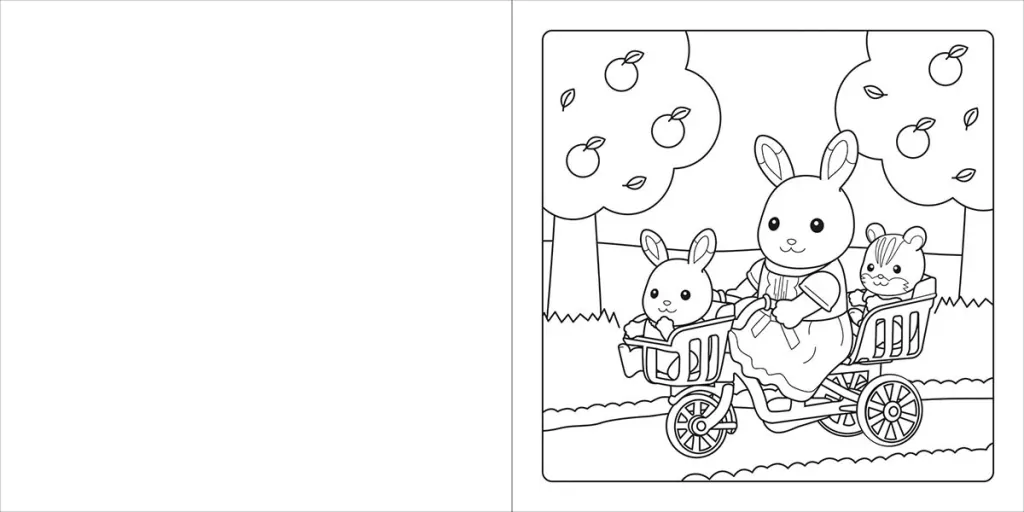 Sylvanian Families. Radosne przygody kolorowanka - tantis.pl