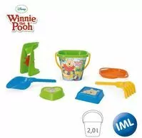 Komplet do piasku 7 elementów Kubuś Puchatek - tantis.pl