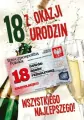 Karnet. Urodziny Osiemnastka - tantis.pl