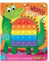 Książeczka sensoryczna z POP IT. Wesołe dinozaury - tantis.pl