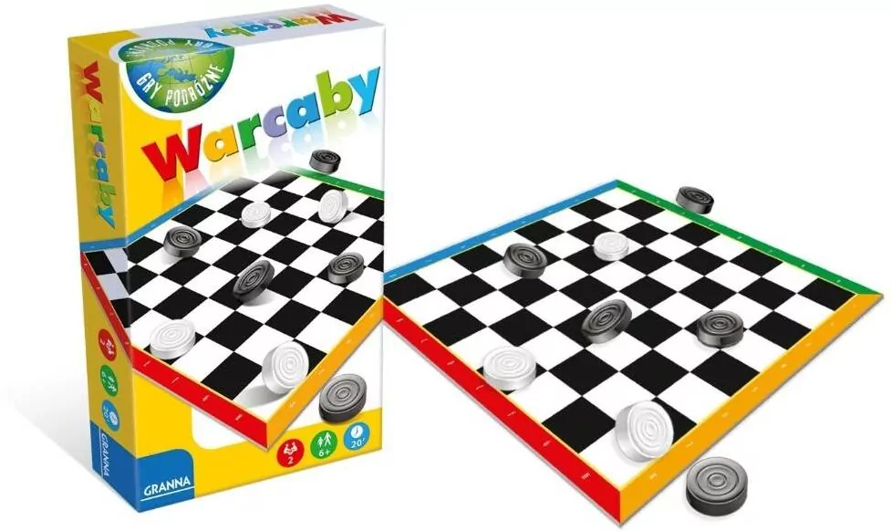 Warcaby mini wersja podróżna GRANNA - tantis.pl