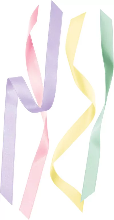 Zestaw wstążek 4x2m Pastel - tantis.pl