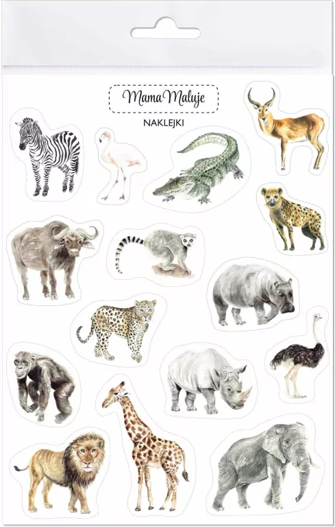 Naklejki. Zwierzęta Afryki - tantis.pl