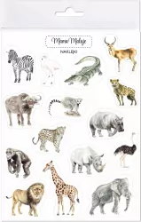 Naklejki. Zwierzęta Afryki