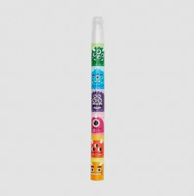 Zakreślacze przekładane 6 kolorów. Potworki