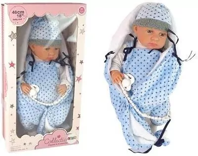 Lalka niebieska 46cm - tantis.pl