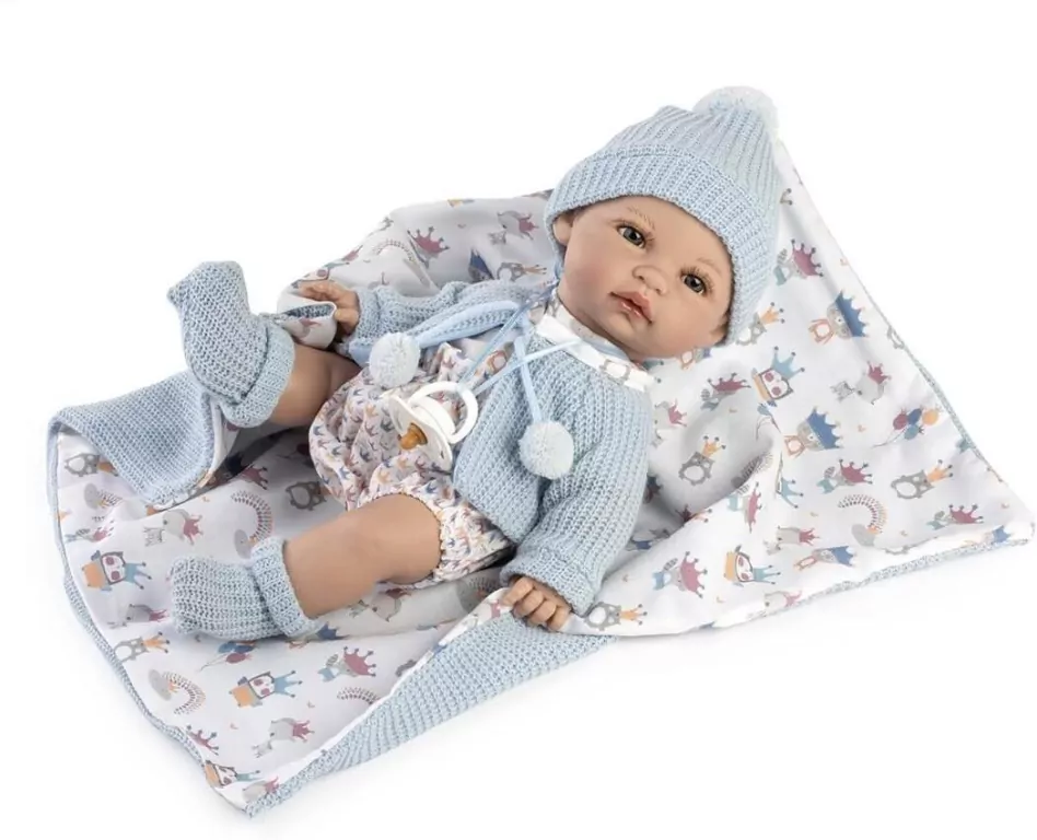 Lalka hiszpańska bobas Coral Baby chłopczyk 30cm - tantis.pl