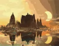 Malowanie po numerach: Złote Miasto 40 x 50 cm - tantis.pl