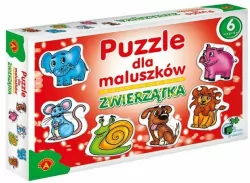 Zwierzątka. Puzzle dla maluszków