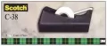 Podajnik do taśmy Scotch C-38 czarny - tantis.pl