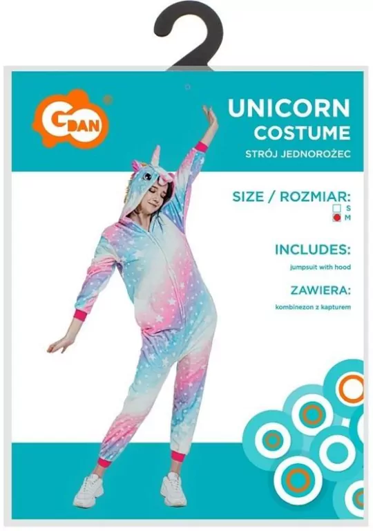 Strój dla dorosłych Jednorożec rozm. M - tantis.pl