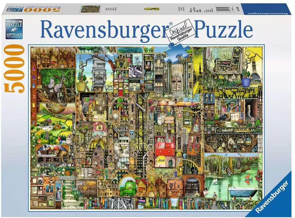 Puzzle 5000. Dziwaczne Miasto - tantis.pl