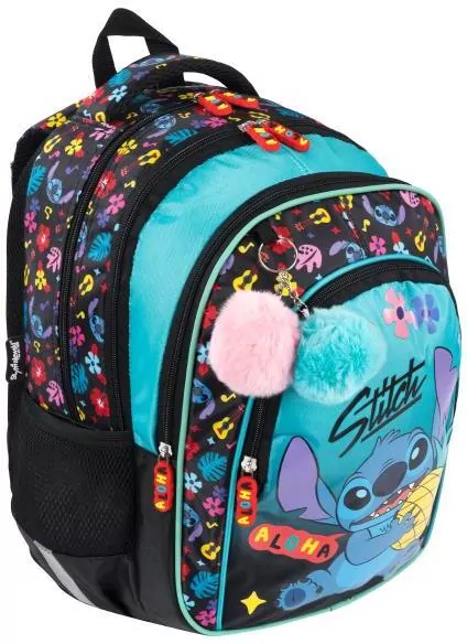 Plecak 4 komorowy Stitch mint Aloha - tantis.pl