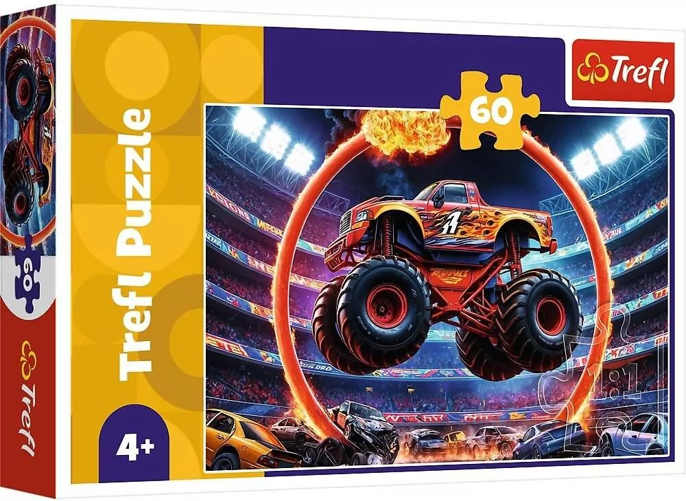 Puzzle 60 Monster truck TREFL - tantis.pl